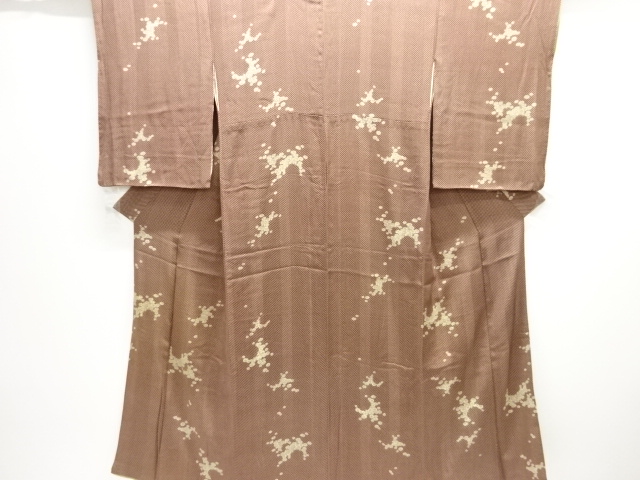 Japanese Kimono / Chirimen Kinsha Silk
